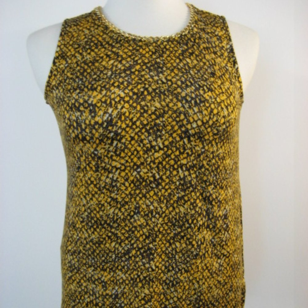 MICHAEL KORS Stretch Hi Lo Top Plus